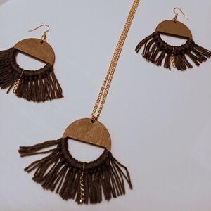 Tassel Necklace Set by Skye's Creations